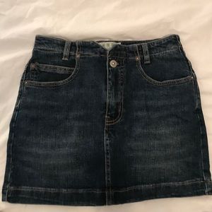 Free people jean skirt size 24